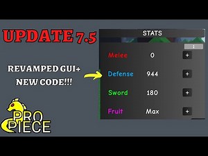 Revamped GUIs and New Dash + *NEW* Code [Pro Piece]