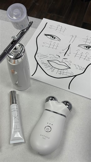 Stacie[Esti student 🌱🧖🏾‍♀️ on Instagram: "I cannot wait to purchase the nuface device to use on myself at home it gave her skin such a lifted look. Comment below if you have tried any of these treatments before 🤍 . . . . . . . . .#estheticianstudent #explorepage #estheticianlife #skinspecialist #michiganesthetician"