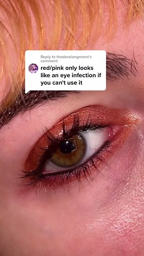 Red and Pink Eye Makeup Tutorial with Glitter and Shimmer | Yumi Eto