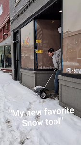 1.2M views · 3.2K reactions | Well, that was a lot easier than shoveling snow by hand. Lot less work. And of course it gives you a reason to buy a new power tool. Home improvement project, DIY tips and tricks for you! #carpentrytips #construction #contractor #tipsandtricks #HomeImprovement #hacks #carpentry #builder #deck #tools #diy | Your Favorite Contractor | Facebook