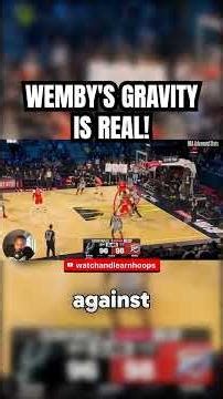 How Wemby's Presence ALONE Opens Up the Floor!