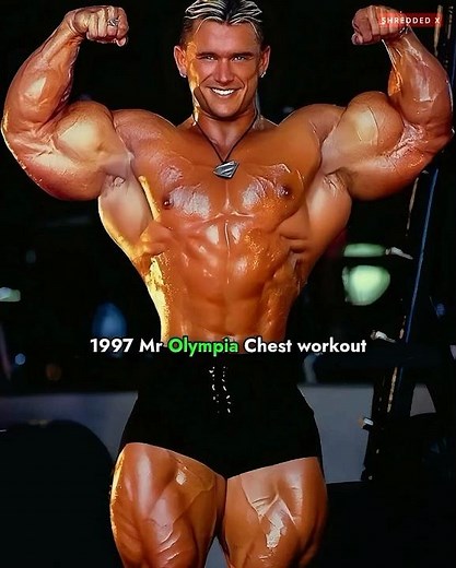 1997 Full chest workout Lee priest Mr Olympia #shorts #viral