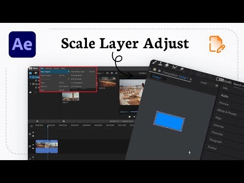 How to resize image in After Effects (Layer Adjust)