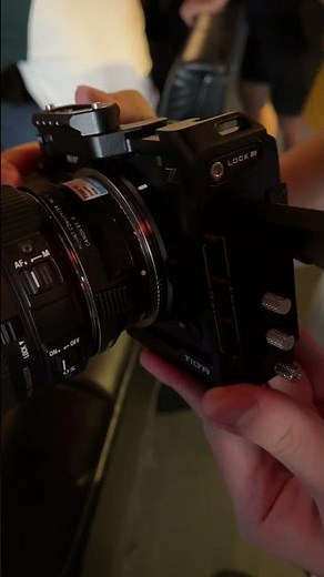 The Nikon ZR uses two adapters to use Canon lenses: the E-Z adapter and the MC-11 adapter. #nikon...