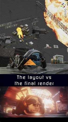 Blender Layout vs Final Render