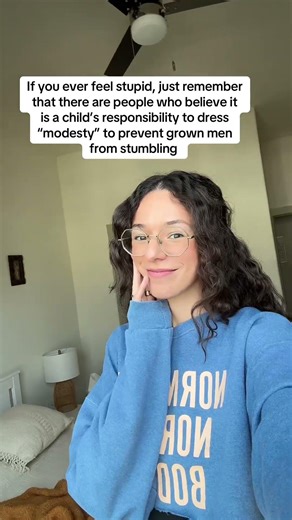 Hey, so it’s not normal to “stumble” over children #purityculture #exvangelical #deconstruction