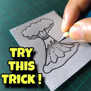 98K views · 461 reactions | How to draw a volcano | All About Art | Facebook