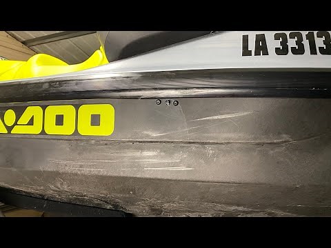 Polytec Hull repair! 2021 Seadoo GTI 230