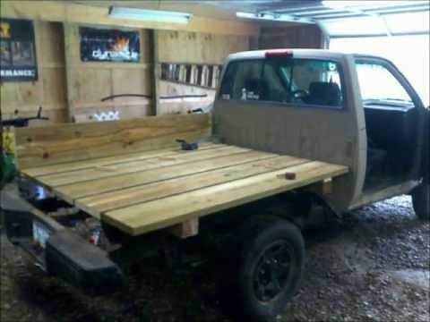 Nissan Hardbody / Toyota Pickup Truck How To Wooden Flatbed Install