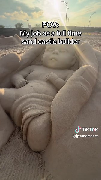 My full time job as a sand castle builder #sand#sandcastle#sandsculpture#beach#oddlysatisfying#satisfying#fyp#discover#explore#art#artist