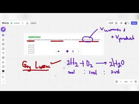 Gay Lussac's Law Part 1 - UTME Question Solved and Explained #jamb #chemistry #utme #stoichiometry
