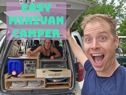 5 Minute Van Build- Our Vanpackers Kit - No Build MiniVan Conversion