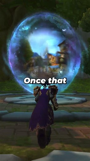 Creating portals in WoW once required multiple mages #worldofwarcraft #warcraft