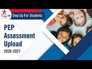 2026-27 PEP Assessment Upload