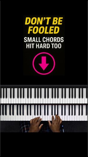 Small hands? Don’t stress. These Drop 2 chords are small in shape, but BIG in sound. SAVE this now so you can practice them later. These are the Perfect for gospel piano beginners. If the pros use them, so should you! #PianoForBeginners #PianoLessons #PianoTutorial #pianolessonsforbeginners #BeginnerPiano | Jmaw Music