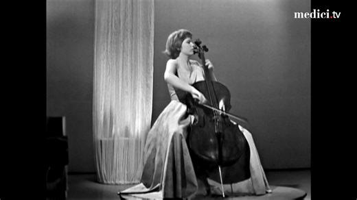 Marvel at a 17-year-old Jacqueline du Pré in this precious archival footage of her 1962 performance of Saint-Saëns’s Allegro Appassionato, accompanied on piano by her mother! A demonstration of pure genius, available now on medici.tv ! https://bit.ly/4mKyVit | medici.tv
