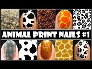 ANIMAL PRINT NAIL ART #1 | NO TOOLS REQUIRED EASY NAILS DESIGN TUTORIAL FOR BEGINNERS AT HOME DIY
