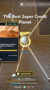 The BEST Super Credit Farming Planet In Helldivers 2