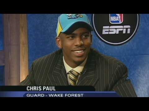Relive the moment Chris Paul got drafted by the New Orleans Hornets in the 2005 NBA draft!