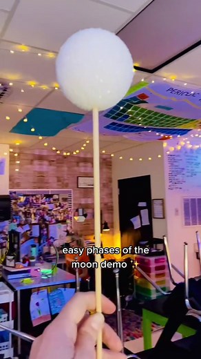 Kicking off learning about the moon with a demo today! 🙌🏻 #teachersoftiktok #teachtok #middleschoolteacherlife #middleschoolteacher #scienceforkids