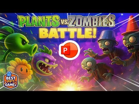 💥 Epic Plants vs Zombies Style PowerPoint Battle Game For Kids | Best PPT Games