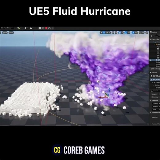 Unreal Hurricane Has Never Looked This Real #ue5 #niagara