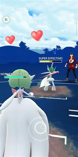 ✨Mega Gardevoir vs ✨Mega Galad pVp battle in Pokemon Go