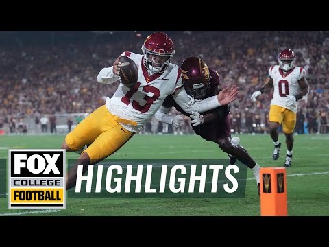 No. 5 USC Trojans vs. Arizona State Sun Devils Highlights | CFB on FOX
