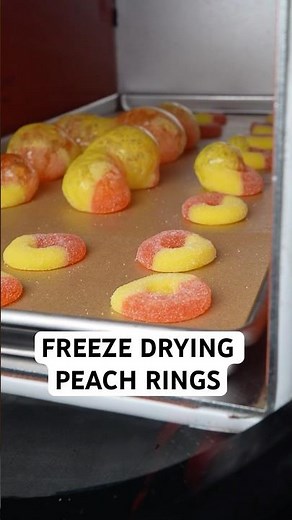 Freeze Drying Peach Rings