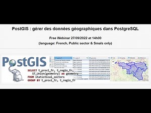 PostGIS : Gérer des données géographiques dans PostgreSQL