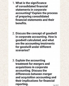What is the significance of consolidated financial statements i... | Filo