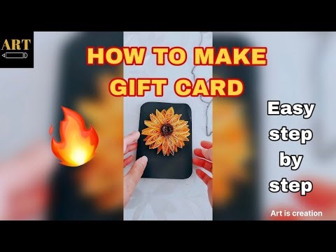 HOW TO MAKE GIFT CARD ( Step by Step )