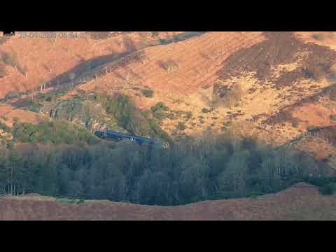 Glenfinnan Camera zoom demonstration | Glenfinnan, Lochaber UK | Railcam LIVE
