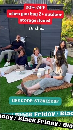 Buy ANY 2 Keter Storage Items and Save 20%!