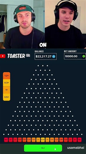 Plinko Madness Chips Falling Everywhere 🎯 #toaster #plinkoexplosion #jackpottime #toasteroriginals