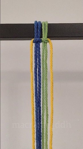 Easy Macrame Knot & Pattern Tutorial | Beginner-Friendly #Shorts