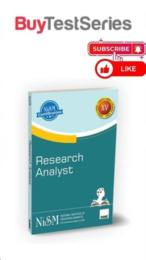 NISM Research Analyst Book Review | Chapter Weightage & Exam Trends | BuyTestSeries.in #shorts