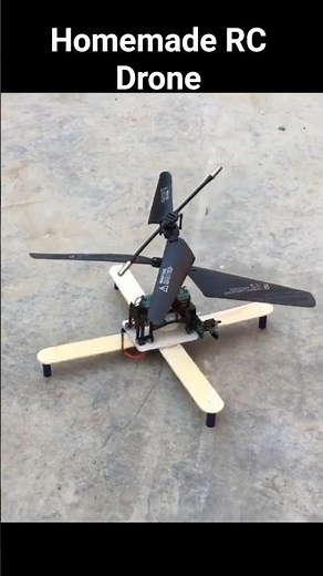 how to make rc drone | homemade drone #drone #toydrone #rcdrone #experiment #shorts