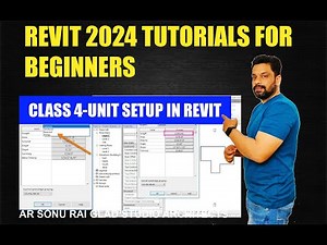 Revit Architecture 2024 tutorials for beginners II Unit setup in Revit (Class-4)