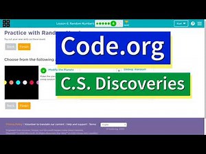 Code.org Lesson 6.6B Random Numbers | Challenge C | Tutorial with Answers | Unit 3 C.S. Discoveries