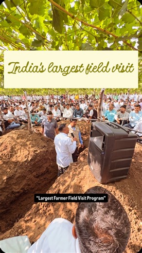 Vishwajit More🍇🥑 on Instagram: "It happens only at @fratellifruits @anant.more.7 “When farmers come together, knowledge grows 🌱 A powerful field visit with massive participation.” Special thanks to @milind137 #fratelli #india #bloomfresh @bloomfreshglobal"