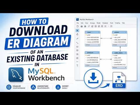 How to Get ER Diagram of an Existing Database in MySQL Workbench