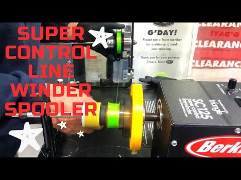 Super control line winder spooler machine