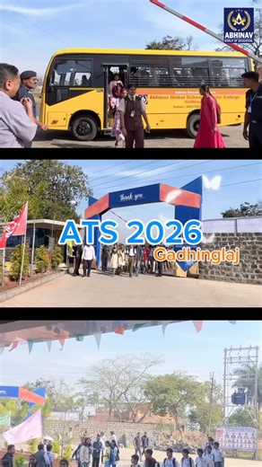 Abhinav Education Society 🎓 on Instagram: "Arrival with confidence. Exit with success. 😎🔥 ATS 2026 – Abhinav Group of Education #ATS2026 #AbhinavGroupOfEducation #Gadhinglaj #StudentJourney #ExamDay FutureAchievers"