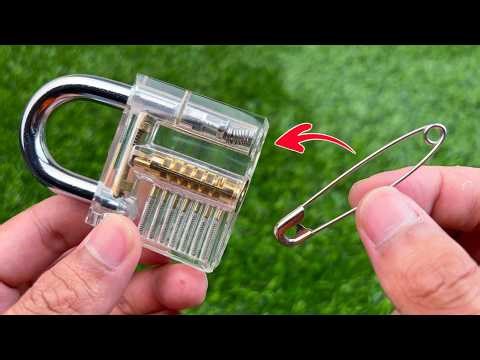 Millions Don’t Know This! Unlock Any Lock Using Just a Safety Pin (No Key Needed!)