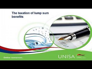 2022 Taxation of lump sums