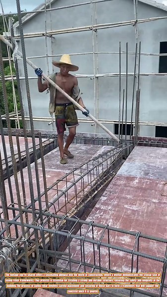 The Art of Reinforcement: Laying Rebar Frameworks on a Construction Site