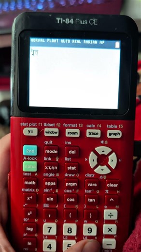 How to find the cube root of a number on the TI-84 Plus CE