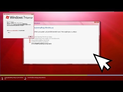 Installing Windows 7 Horror Edition on VMware