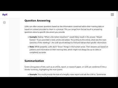 Những ứng dụng của mô hình ngôn ngữ lớn, Giới thiệu về LLM